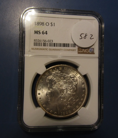 1898-O MORGAN DOLLAR NGC MS-64