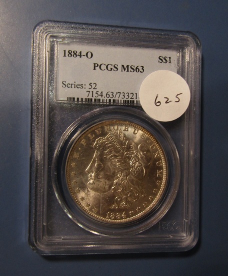 1884-O MORGAN DOLLAR PCGS MS-63