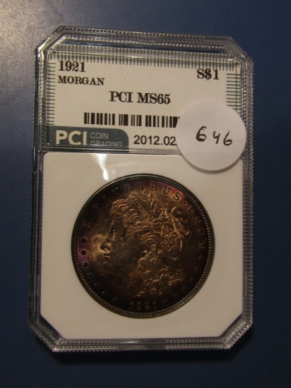 1921 MORGAN DOLLAR PCI MS-65