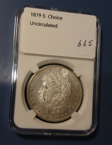 1879-S MORGAN DOLLAR MS-62