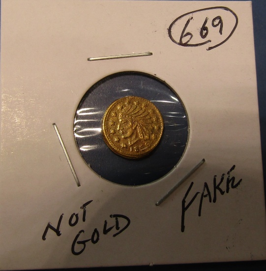 1856 CALIFORNIA GOLD (COUNTERFIET)