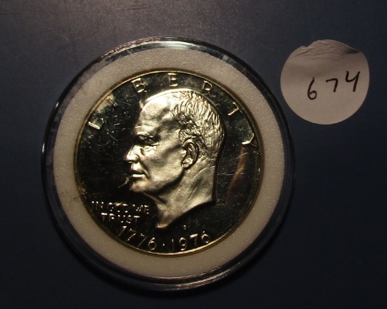 1976-S IKE SILVER DOLLR PROOF