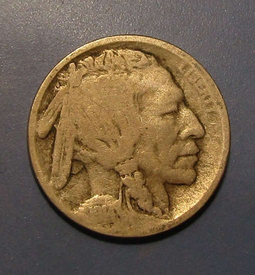 1914-S BUFFALO NICKEL GOOD