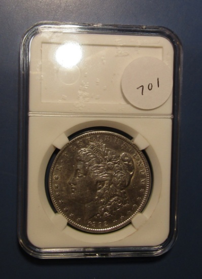 1892-O MORGAN DOLLAR CH AU-58