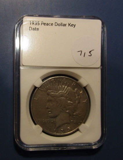 1935-S PEACE DOLLAR XF/AU