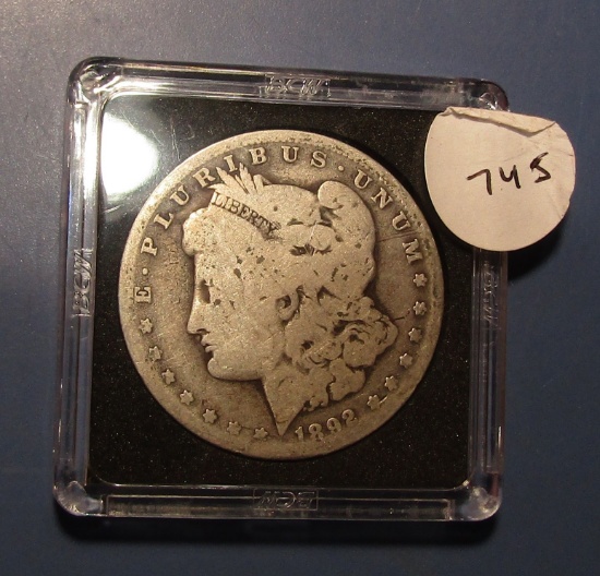 1892-O MORGAN DOLLAR GOOD