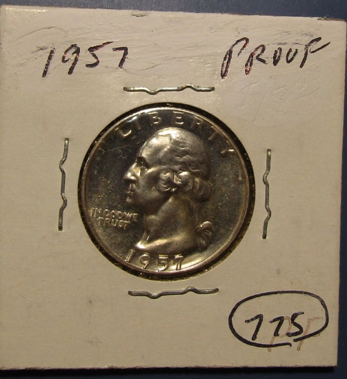 1957 WASHINGTON QTR. PROOF