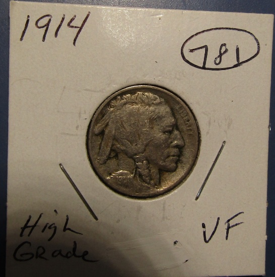 1914 BUFFALO NICKEL VF-25