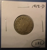 1912-D LIBERTY NICKEL GOOD-4
