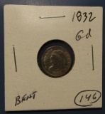 1832 BUST HALF DIME GOOD-4 (BENT)