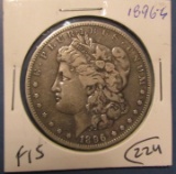 1896-S MORGAN DOLLAR FINE-15