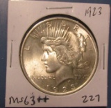 1923 PEACE DOLLAR MS-63++