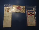 LOT OF THREE MISC. COIN ITEMS (3 PIECES)