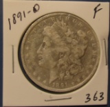 1891-O MORGAN DOLLAR FINE