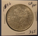 1896 MORGAN DOLLAR CH AU