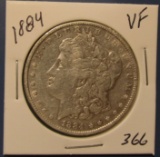 1884 MORGAN DOLLAR VF