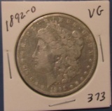1892-O MORGAN DOLLAR VG