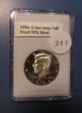 1996-S KENNEDY HALF DOLLAR SILVER GEM PROOF