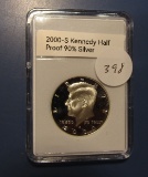 2000-S KENNEDY HALF DOLLAR SILVER GEM PROOF