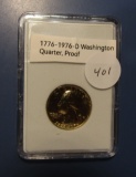 1976-D WASHINGTON QUARTER GEM PROOF