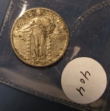 1928-S STANDING LIB. QUARTER CH AU-58
