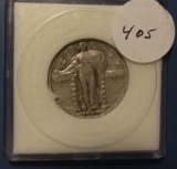 1930-S STANDING LIB. QUARTER FINE