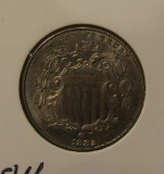 1882 SHIELD NICKEL CH MS-64