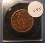 1850 LARGE CENT XF