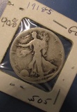 1918-S WALKER HALF DOLLAR GOOD
