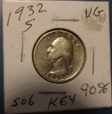 1932-S WASHINGTON QUARTER VG