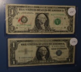 LOT OF TWO MISC. DOLLAR NOTES (2 PIECES)
