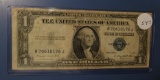 1935-G ONE DOLLAR SILVER CERTIFICATE NOTE VF
