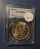 1884-O MORGAN DOLLAR PCGS MS-63