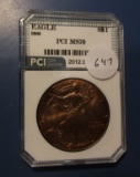 2000 AMERICAN SILVER EAGLE PCI MS-70