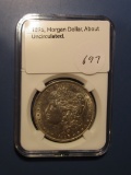 1896 MORGAN DOLLAR CH AU-58