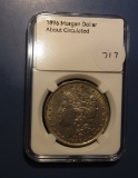 1896 MORGAN DOLLAR CH AU-55