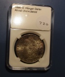 1884-O MORGAN DOLLAR CH AU-58