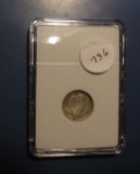 1916-S BARBER DIME XF/AU