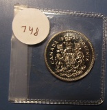 1975 CANADA 80% SILVER HALF DOLLAR PROOF