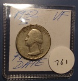 1932-S WASHINGTON QUARTER VF
