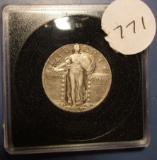 1930-S STANDING LIB. QUARTER F/VF