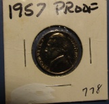 1957 JEFFERSON NICKEL GEM PROOF