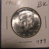 1964 SILVER KENNEDY HALF DOLLAR CH BU