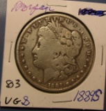 1889-S MORGAN DOLLAR VG-08 (CLEANED)