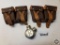 Two Mosin Nagant Ammo Pouches w/ Oiler
