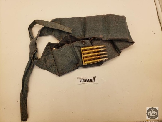 70 rounds of 8mm Mauser with Banolier Turkish