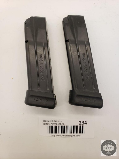 Two Sig Sauer P229 Magazines