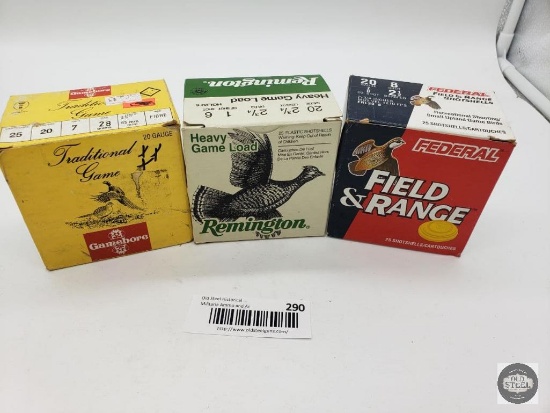 75 20 Gauge Shotgun Shells Various Makers