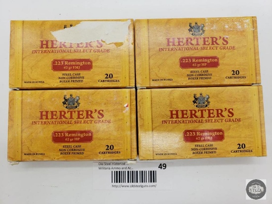 80 rounds of .223 Remington Herter's