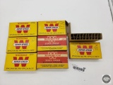 Seven Empty Vintage Winchester Cartridge Boxes